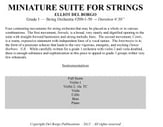 Miniature Suite for Strings Orchestra sheet music cover